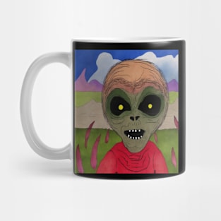 reveal the alien portrait Mug